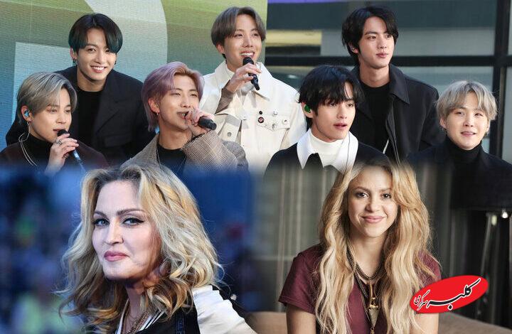 شکیرا، مدونا و BTS در فینال جام جهانی ۲۰۲۶ روی صحنه میروند