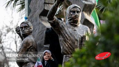 اجتماع حافظان قرآن در میدان فلسطین