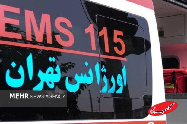 برخورد خودروی پراید با مانع در اتوبان الغدیر ۸ نفر مصدوم برجای گذاشت