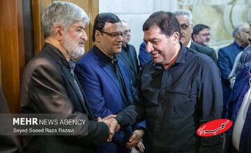 مراسم گرامیداشت علی لاریجانی؛ از برادران لاریجانی چه کسی آمده بود؟/ شریعتمداری و کاظم صدیقی هم بودند