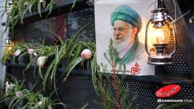 تجمع کارگران روبروی بیت رهبر شهید