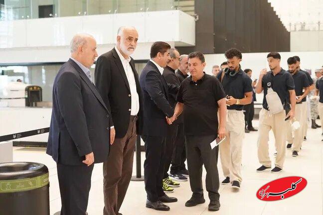 با بدرقه مهدی تاج، شاگردان قلعه نویی به لسآنجلس پرواز کردند