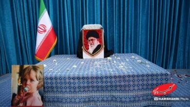 تجمع کارگران روبروی بیت رهبر شهید