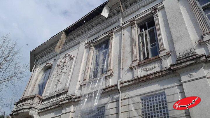 خسارت جنگ به کاخ موزه انزلی