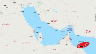 نقشه - تنگه هرمز