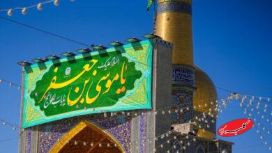 شور میلاد «بابالحوائج» در حرم رضوی؛ بازخوانی سیره امام موسی کاظم (ع)