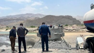 بخشی از مسیرهای خروجی هرمزگان به مقصد فارس و کرمان به طور موقت بسته شد