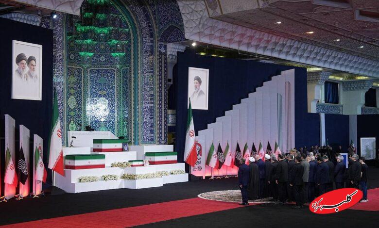 سران قوا در مراسم رهبر شهید