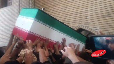 پیکر رهبر شهید