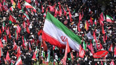 تشییع پیکر رهبر شهید در تهران