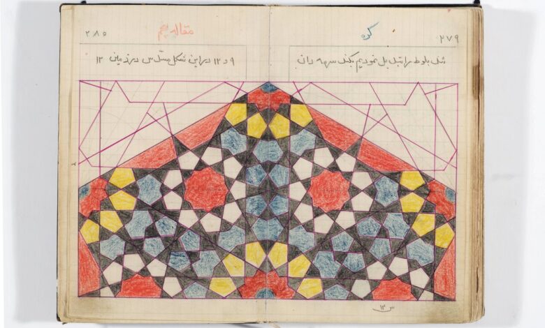 نسخه خطی معماری- جعفرخان کاشی