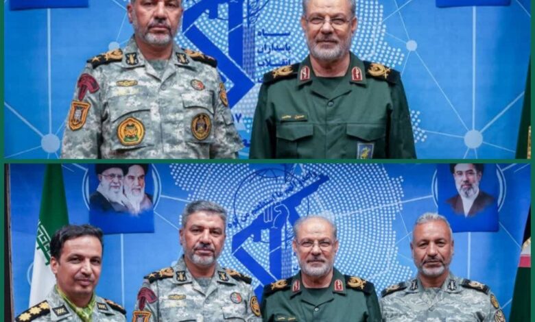 دیدار سخنگویان ارتش و سپاه