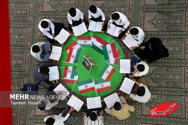 پویش ختم قرآن به یاد رهبر شهید، همزمان با آیین تشییع