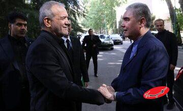 دیدار رهبر ملی ترکمنستان با پزشکیان/ استقبال وزرای دولت از هیات مهمان تهران/ خانم وزیر هم بود + تصویر