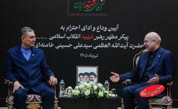 دیدار رهبر ملی ترکمنستان با قالیباف +تصویر