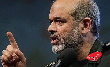 سردار وحیدی: یک جمله خطاب به آنهایی که چشم ندارند این کشور را ببینند میگویم که...