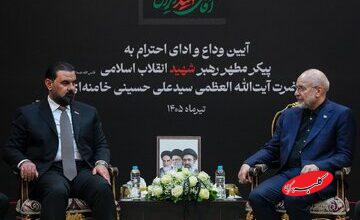 قالیباف در دیدار با همتای عراقی از امضای تفاهم با آمریکا درباره مدیریت تنگه هرمز خبر داد + جزئیات