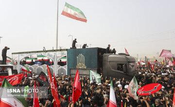 پایان مراسم تشییع رهبر شهید در قم/ فردا تشییع در کشور عراق انجام می شود
