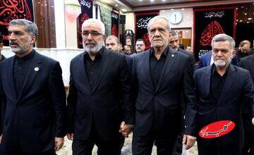 دیدار پزشکیان با تولیت آستان مقدس علوی +تصویر