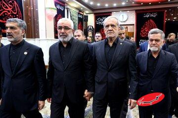 دیدار پزشکیان با تولیت آستان مقدس علوی +تصویر