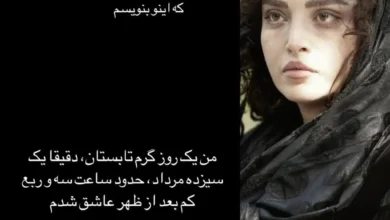 استوری بهنوش طباطبایی