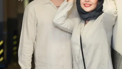 المیرا دهقانی و همسرش