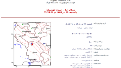 زلزله سالند خوزستان