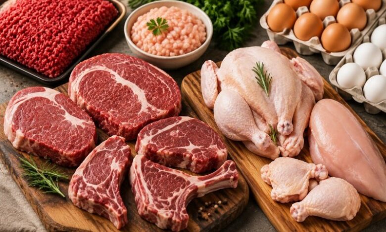 بررسی قیمت امروز گوشت، مرغ و ماهی در بازار