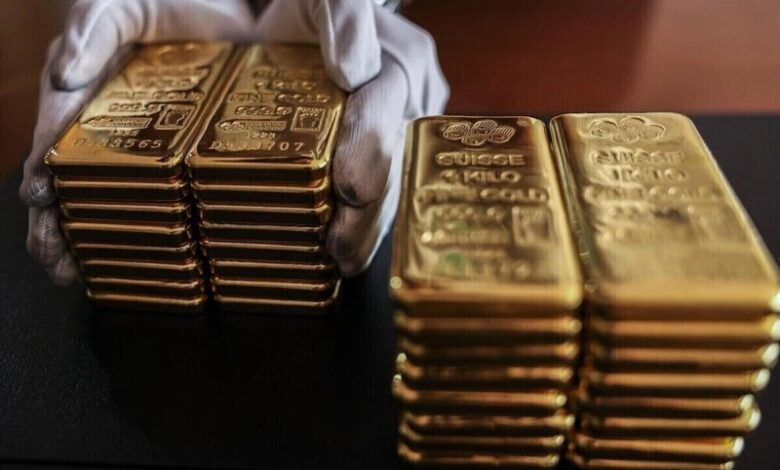 افزایش قیمت اونس جهانی طلا با کاهش نگرانی از افزایش نرخ بهره