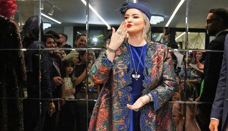 نعمیه نظامدوست مدل لباس مجلسی شد+تصاویر