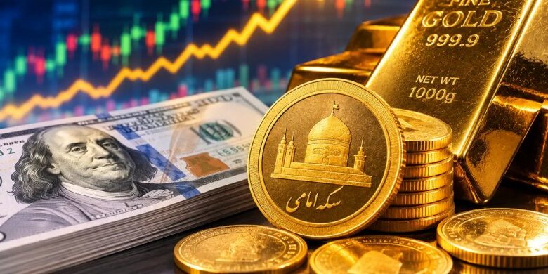 ثبت سکه 205 میلیونی ! / طلا به کدام سو میرود؟