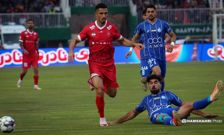 تصاویر دربی 106 تهران| پرسپولیس صفر- استقلال صفر