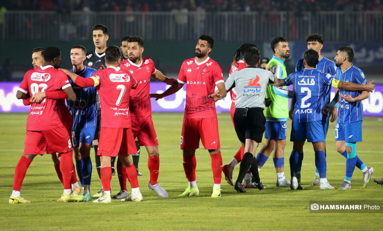 تصاویر دربی 106 تهران| پرسپولیس صفر- استقلال صفر