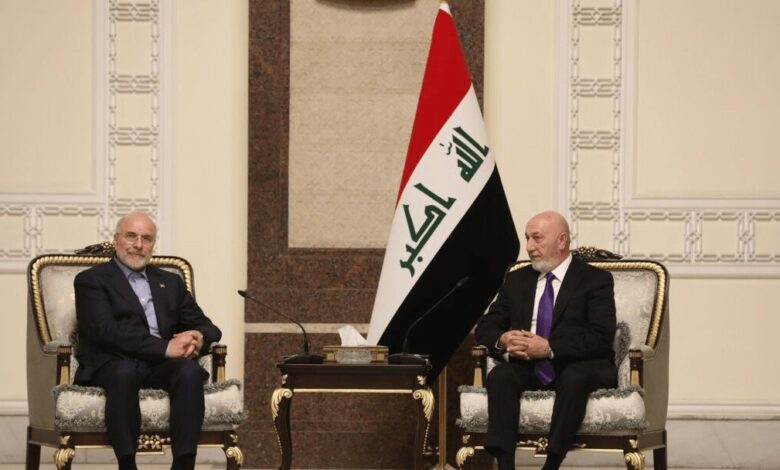 قالیباف با رئیسجمهور عراق