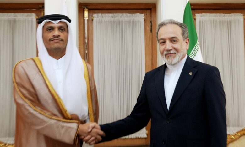 دیدار نخستوزیر قطر با عراقچی