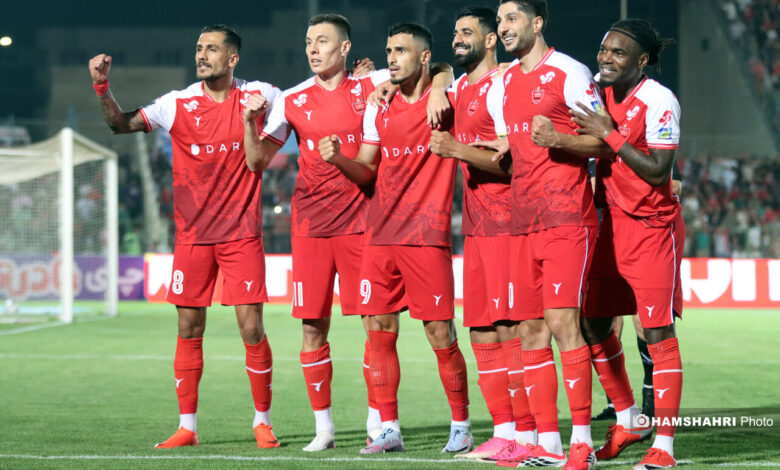 بازی پرسپولیس 3-0 ملوان/ سه گل سه امتیاز