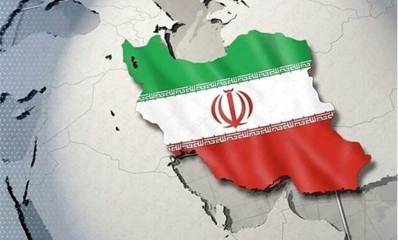 ایران - نقشه ایران پرچم ایران