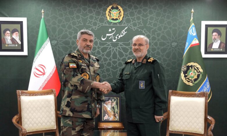 سردار حسین محبی امیر سرتیپ محمد اکرمینیا