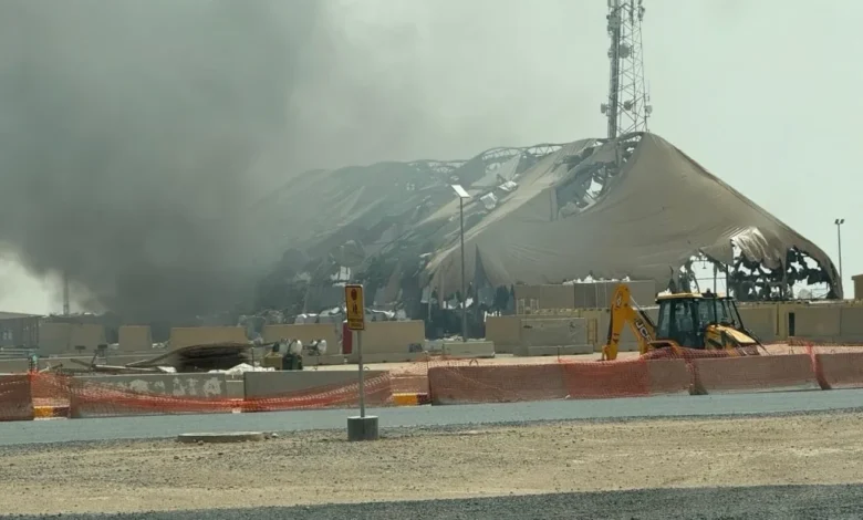 حملات موشکی و پهپادی ایران به پایگاه های آمریکا در خاورمیانه